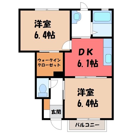 野木駅 徒歩20分 1階の物件間取画像